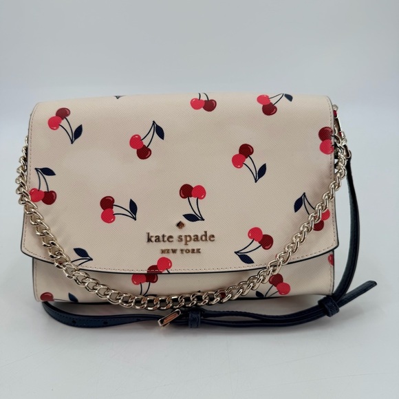 Kate Spade Cherry Carson Chain Crossbody Bag Cherries - Picture 8 of 8